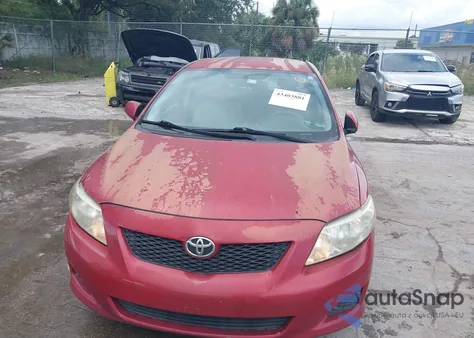 2009 Toyota Corolla Xle from USA, damaged, VIN JTDBL40E199043421